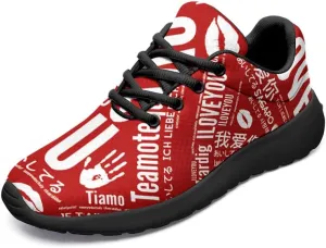 Custom Skull Running Shoes for Women Men Mesh Breathable Comfort Walking Sneaker Sports Athletic Halloween Shoes