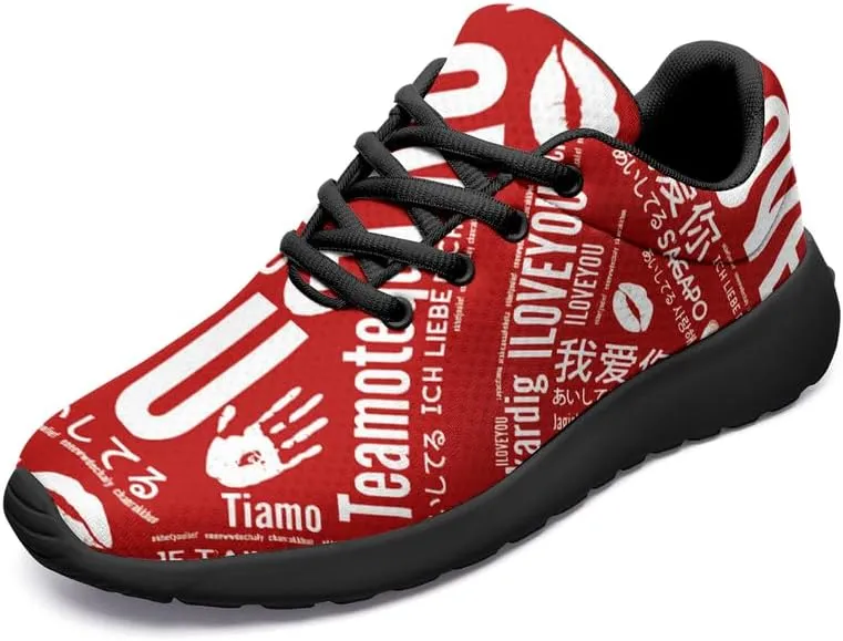 Custom Skull Running Shoes for Women Men Mesh Breathable Comfort Walking Sneaker Sports Athletic Halloween Shoes