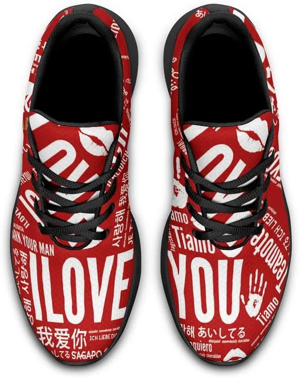 Custom Skull Running Shoes for Women Men Mesh Breathable Comfort Walking Sneaker Sports Athletic Halloween Shoes
