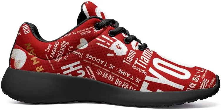 Custom Skull Running Shoes for Women Men Mesh Breathable Comfort Walking Sneaker Sports Athletic Halloween Shoes