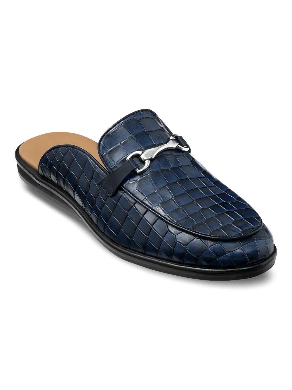 Darren Backless Loafer - Navy