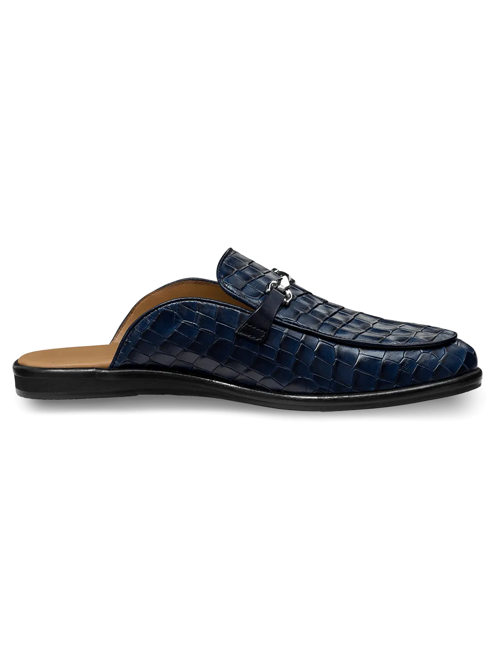 Darren Backless Loafer - Navy