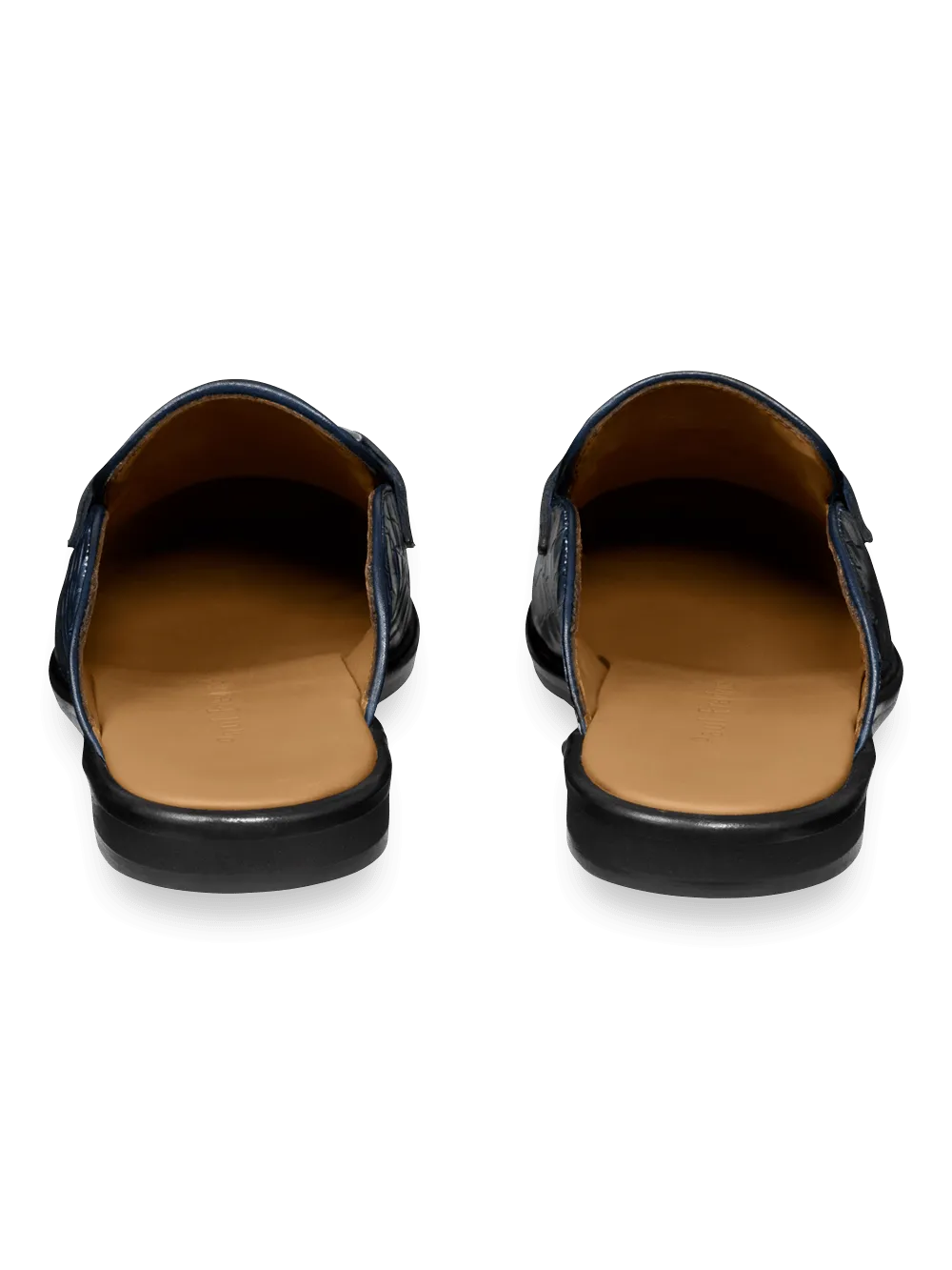 Darren Backless Loafer - Navy