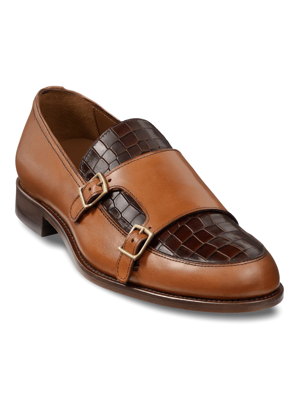 Donovan Monk Strap Loafer - Chestnut/brown