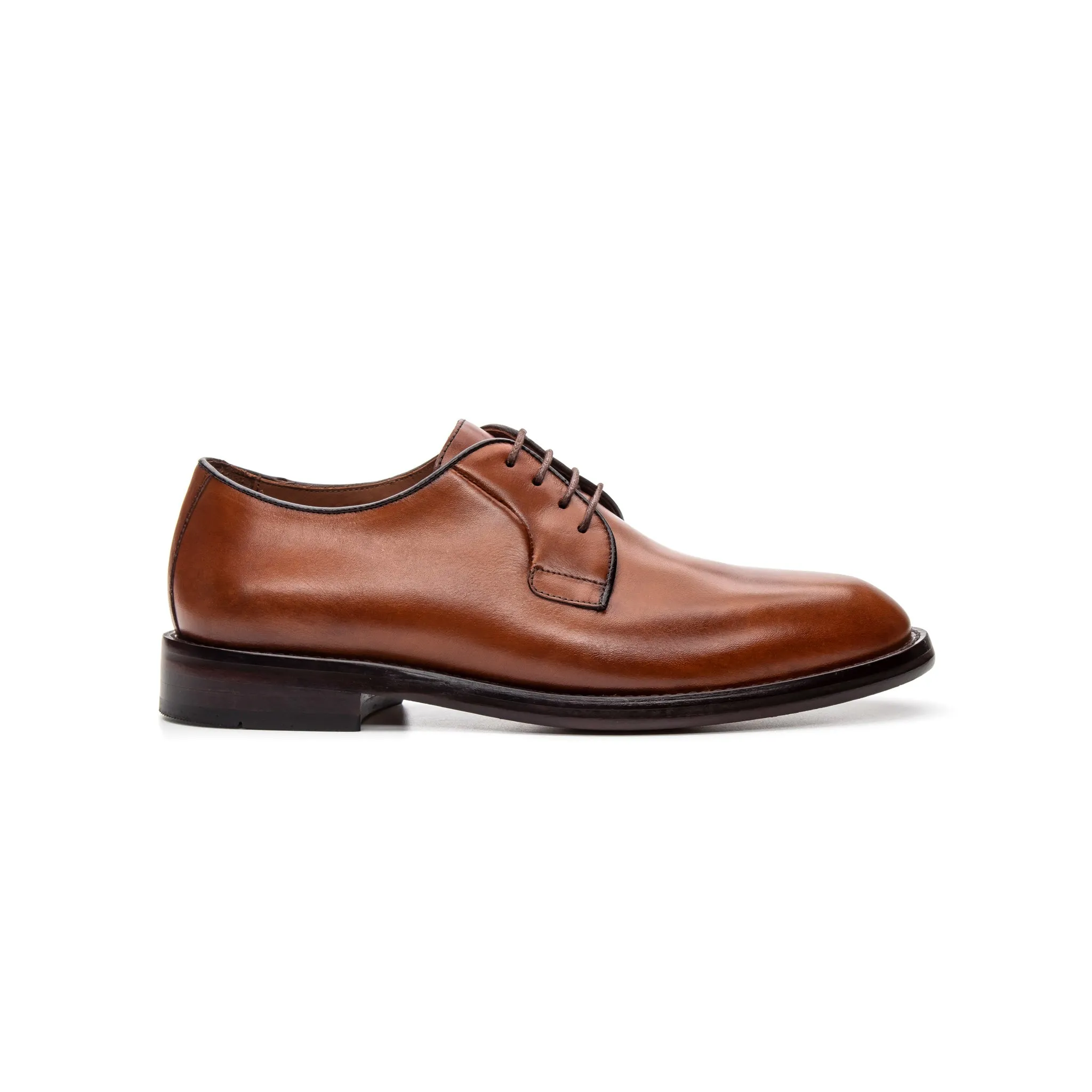 Edward Plain Toe Derby - Whisky