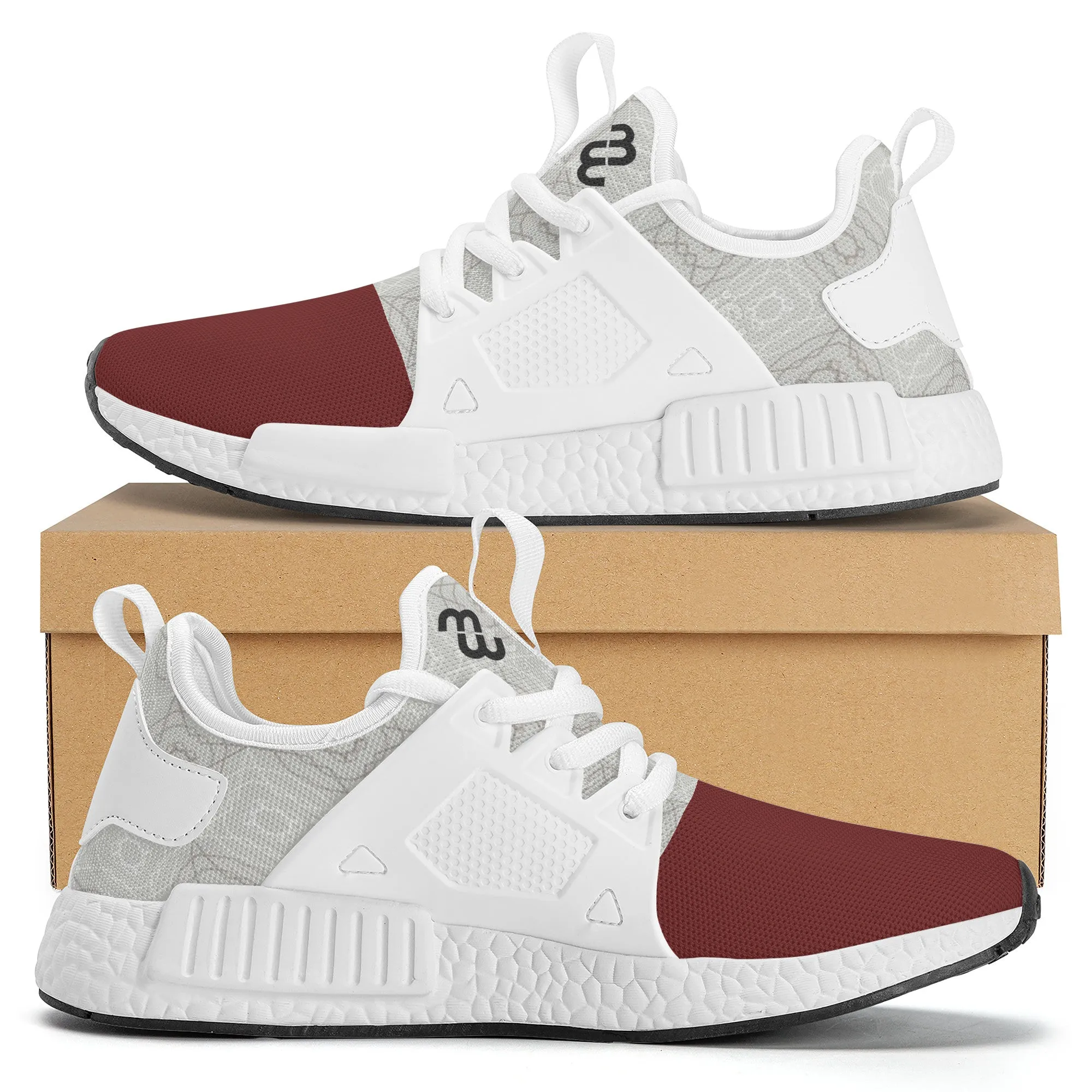Extensive catalog Comfortable Money  Sneakers Modern Bushae Race Burgundy SF_S49