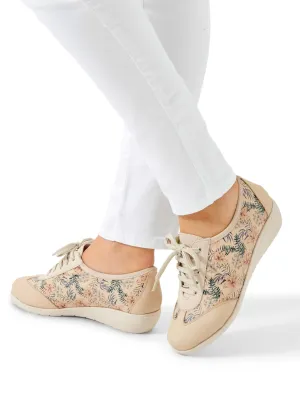 Floral or two-tone fancy leather derby