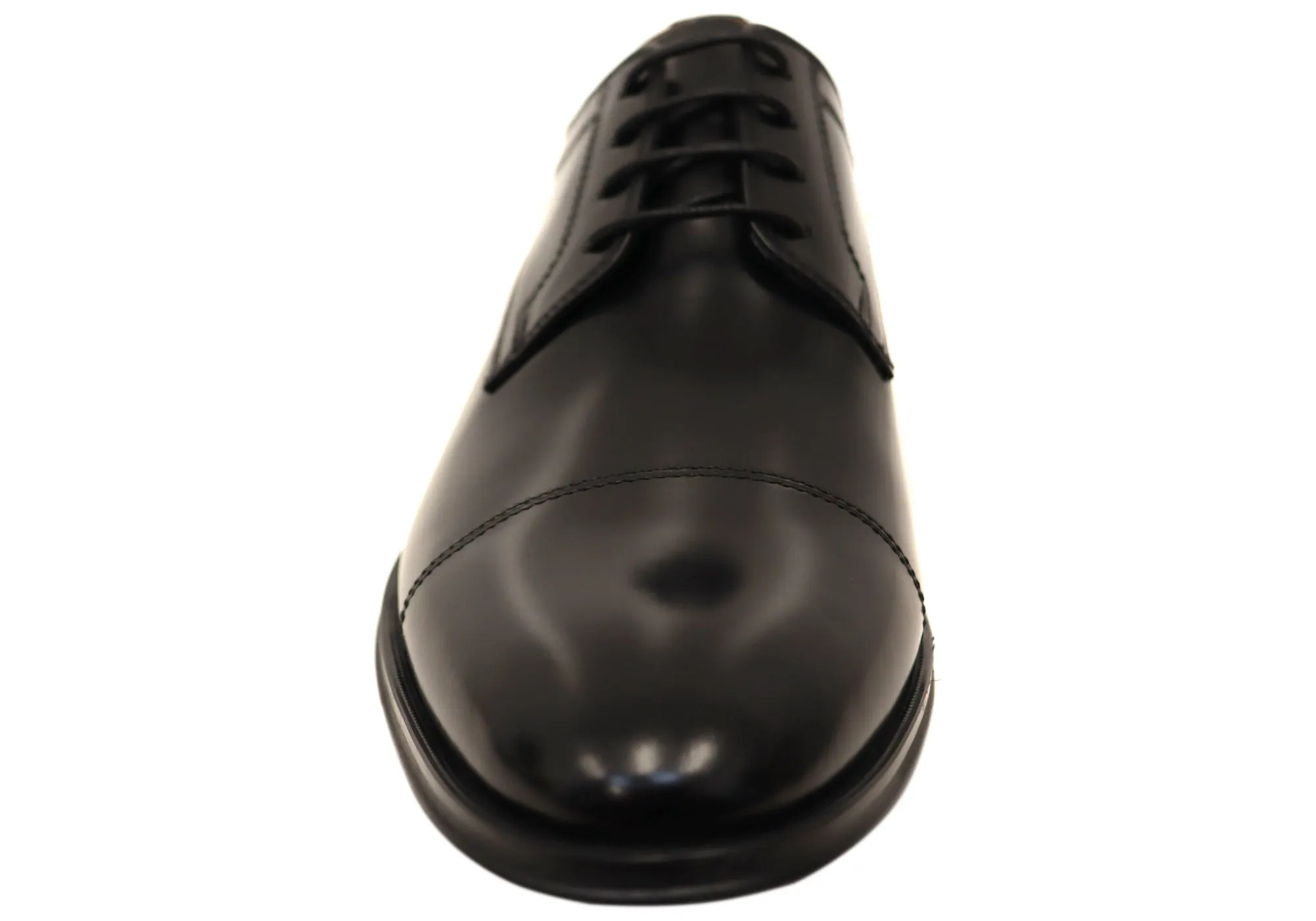 Florsheim Mens Sentinel Cap Derby EE Extra Wide Leather Dress Shoes