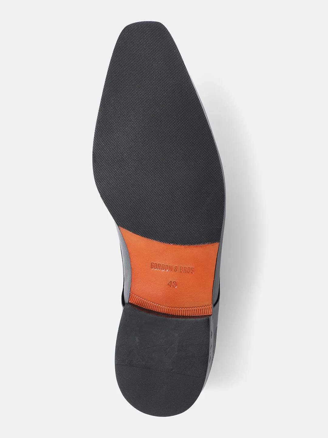 Gordon And Bros Black Men Derby Lace Up Shoes