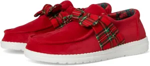 Hey Dude Women's Wendy Bow Tartan Plaid Loafer