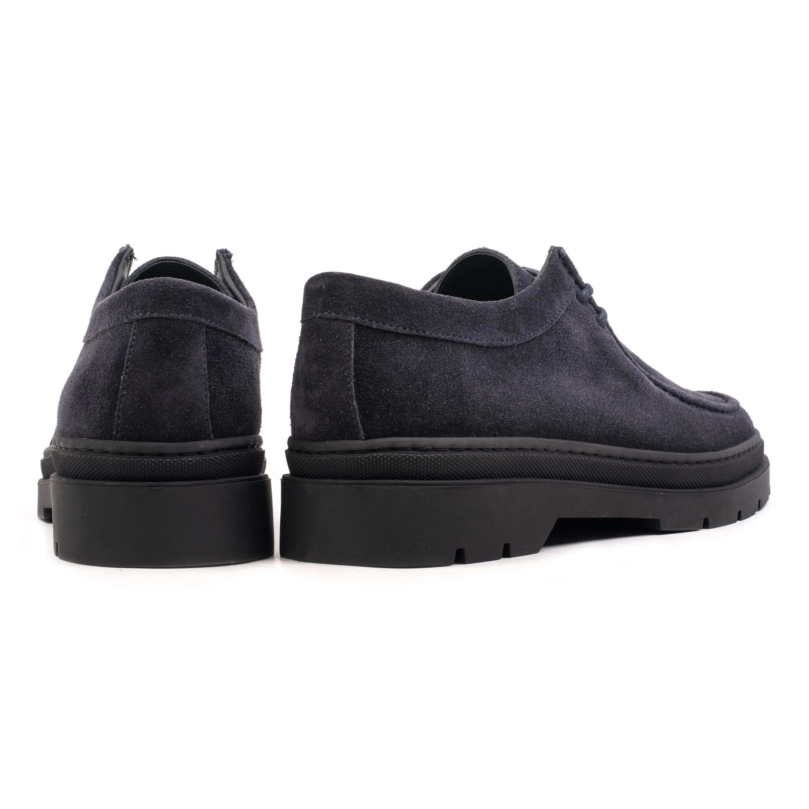 Hinson Elon Lace Moc Dk Blue Suede