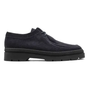 Hinson Elon Lace Moc Dk Blue Suede