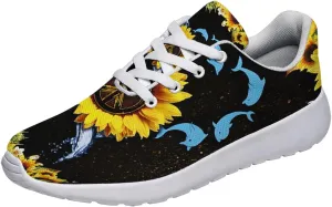 Hippie Sneakers Mens Womens Running Shoes Mesh Breathable Lightweight Tennis Walking Gym Shoes