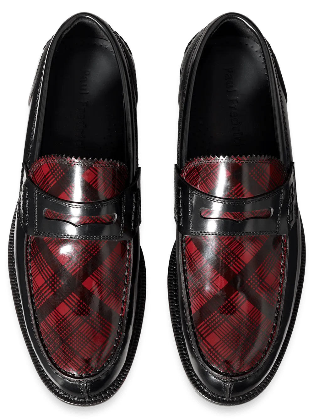 Humphrey Penny Loafer - Black/red