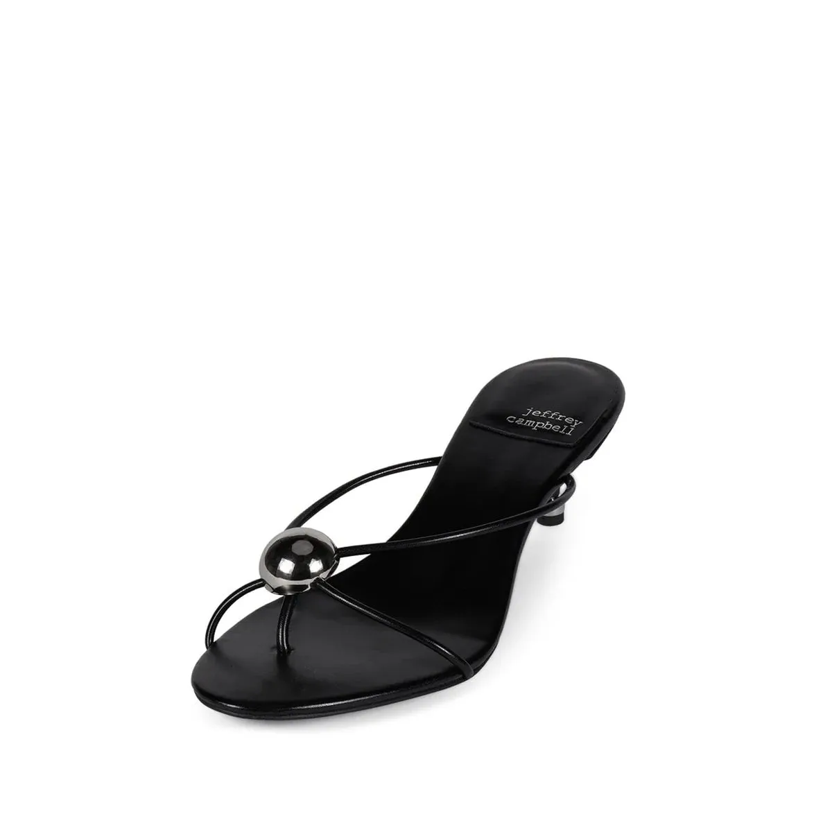 JEFFREY CAMPBELL PRECIOSA BLACK/ SILVER