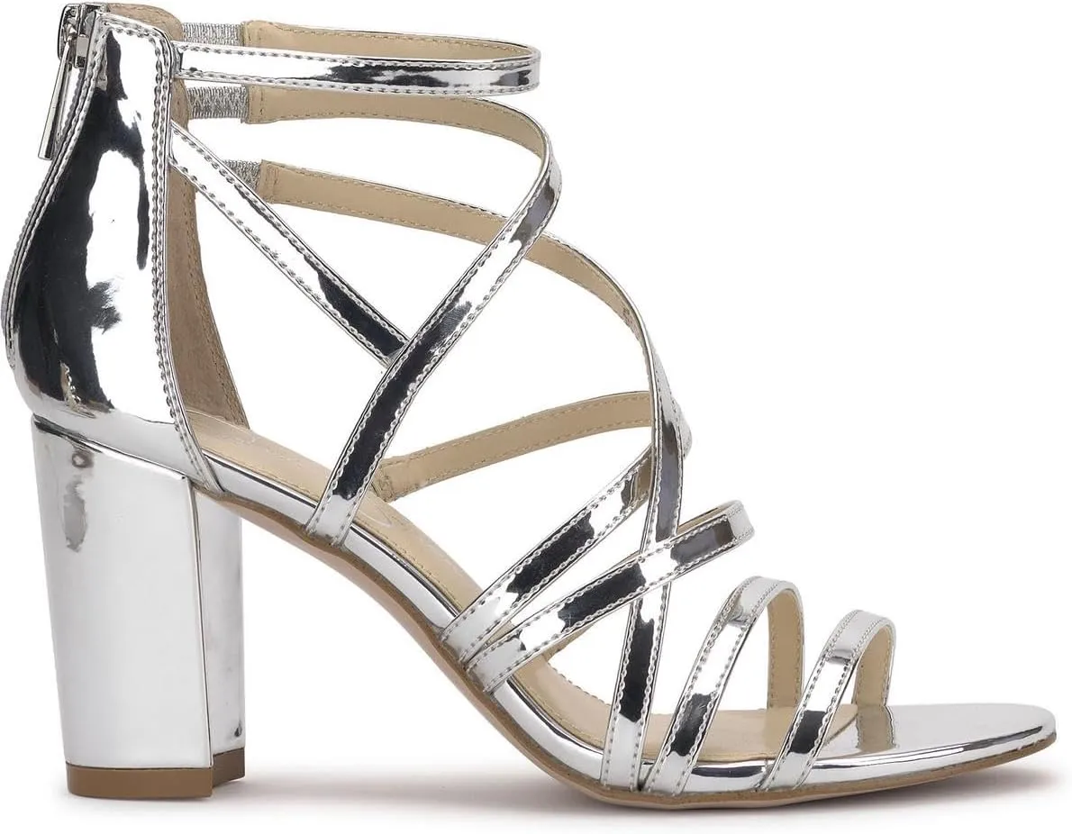 Jessica Simpson Women's Stassey Strappy Block Heel Sandal Heeled