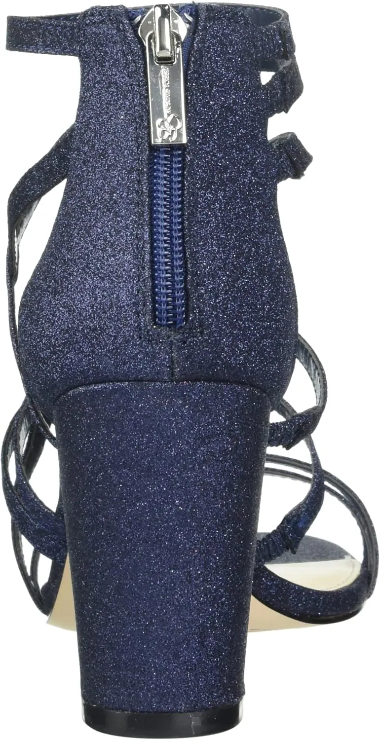 Jessica Simpson Women's Stassey Strappy Block Heel Sandal Heeled