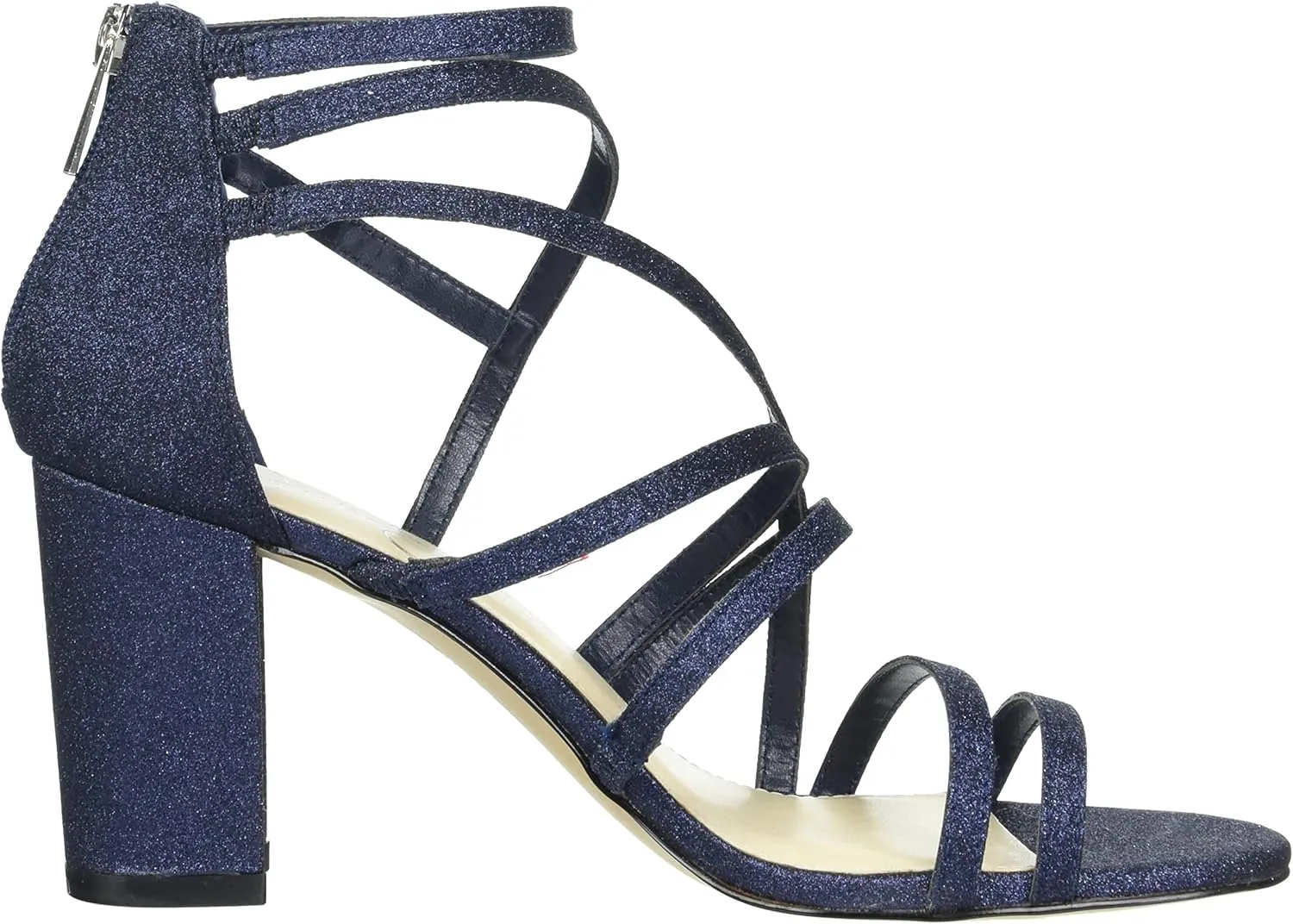 Jessica Simpson Women's Stassey Strappy Block Heel Sandal Heeled