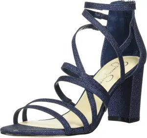 Jessica Simpson Women's Stassey Strappy Block Heel Sandal Heeled