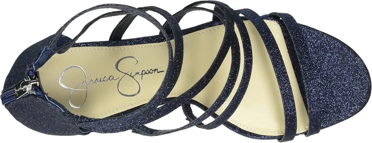 Jessica Simpson Women's Stassey Strappy Block Heel Sandal Heeled