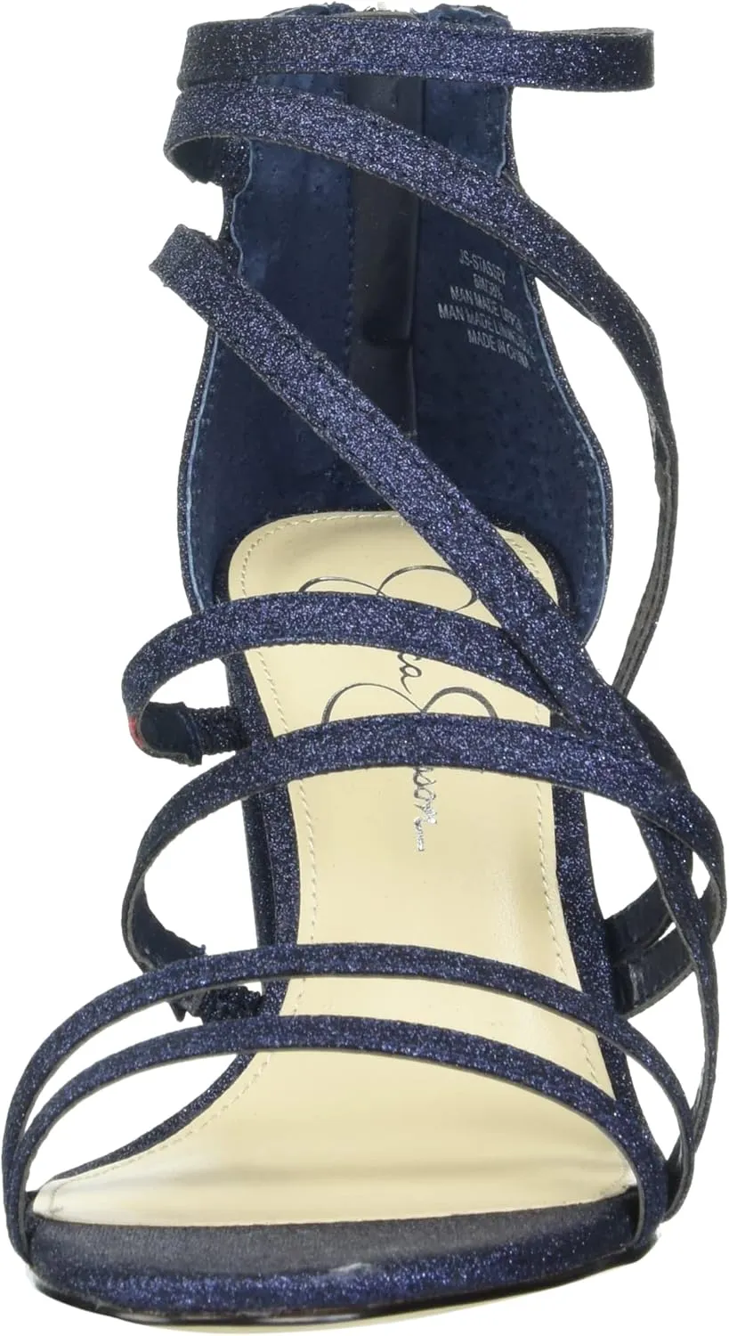 Jessica Simpson Women's Stassey Strappy Block Heel Sandal Heeled