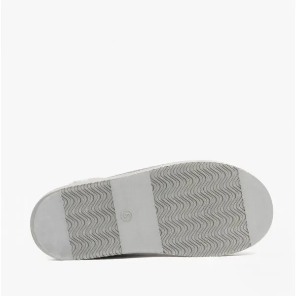 Jo & Joe SPARKLE Womens Mule Slippers Grey