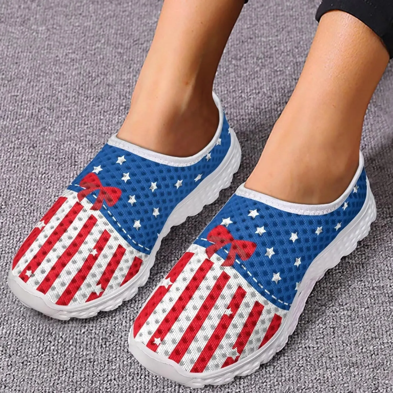 KEIAHUAN Womens Running Shoes Fashion Breathable Knit Casual Walking Sneaker Lightweight Comfortable Running Shoes