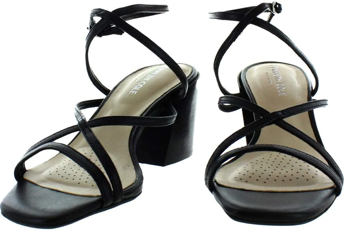 Kenneth Cole Women's Maise Block Heel Strapp Sandal Heeled