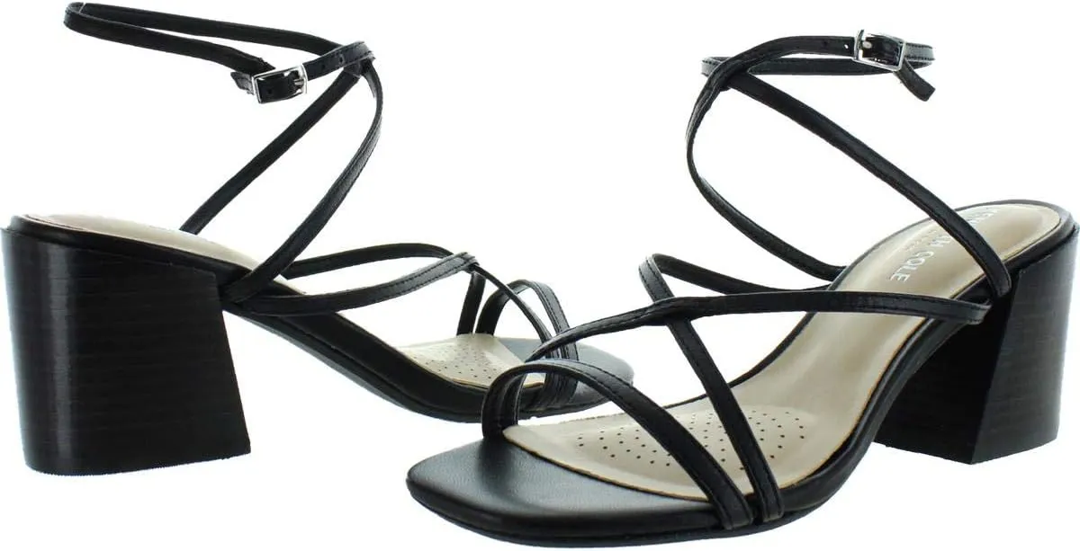 Kenneth Cole Women's Maise Block Heel Strapp Sandal Heeled