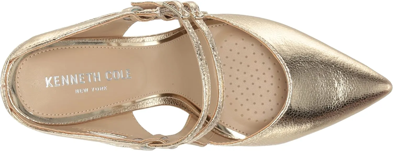 Kenneth Cole Women's Riley 85 Double Strap Mule Heeled Sandal