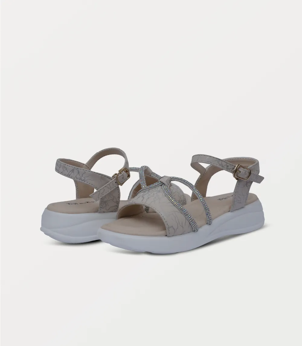 KG0210-PEACH-Girl Comfort Sandal