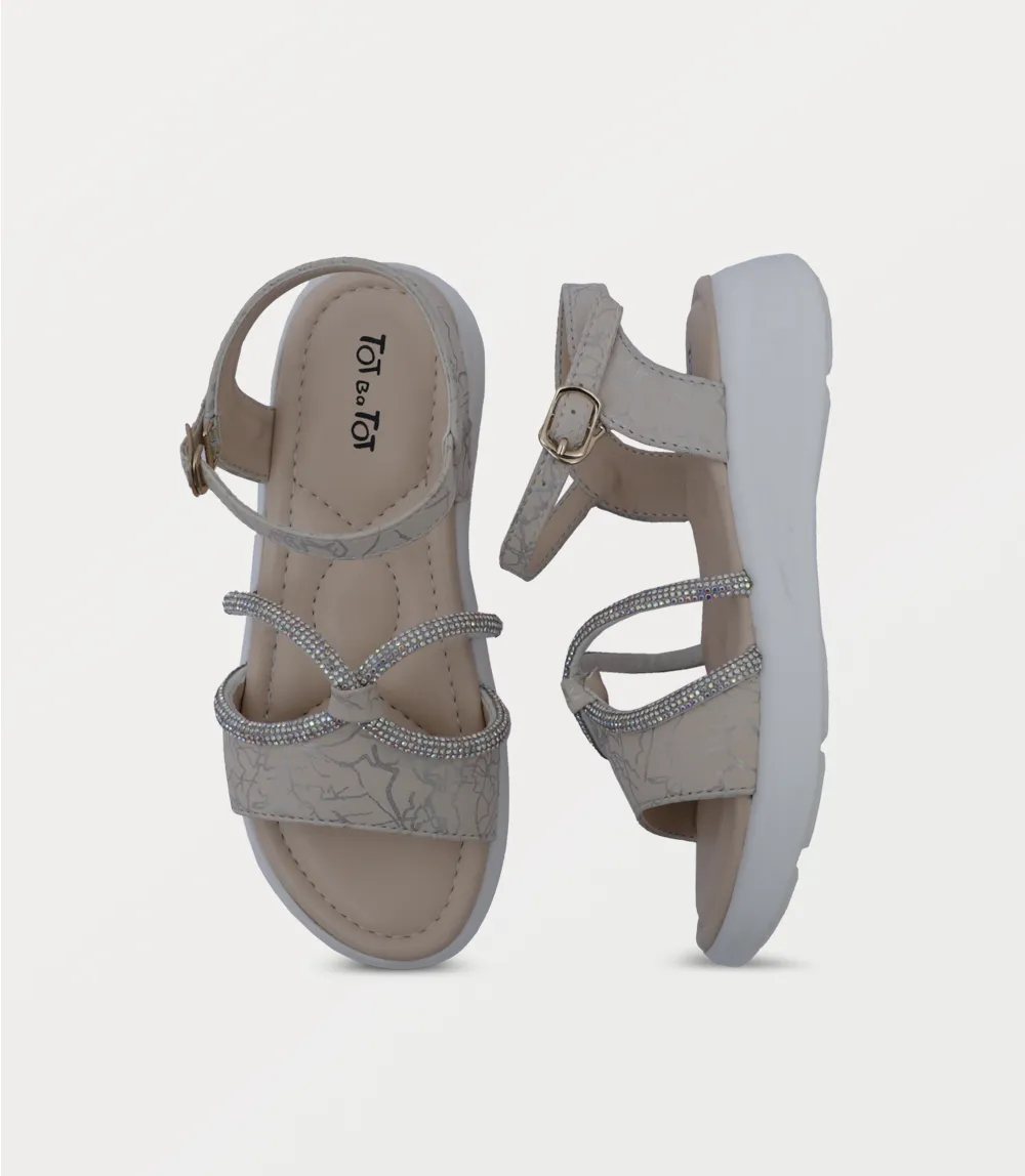 KG0210-PEACH-Girl Comfort Sandal