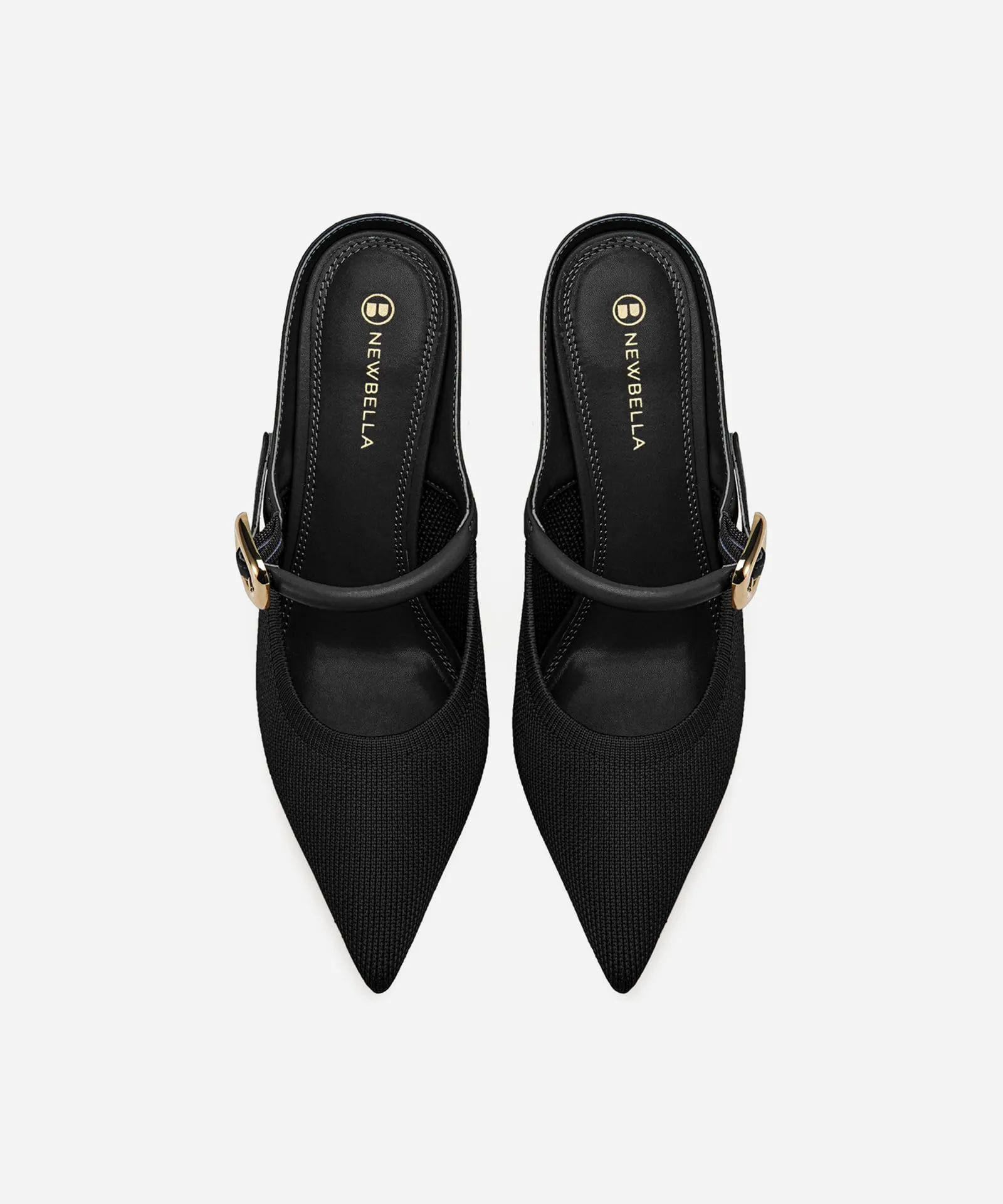 Knit Pointed Mules