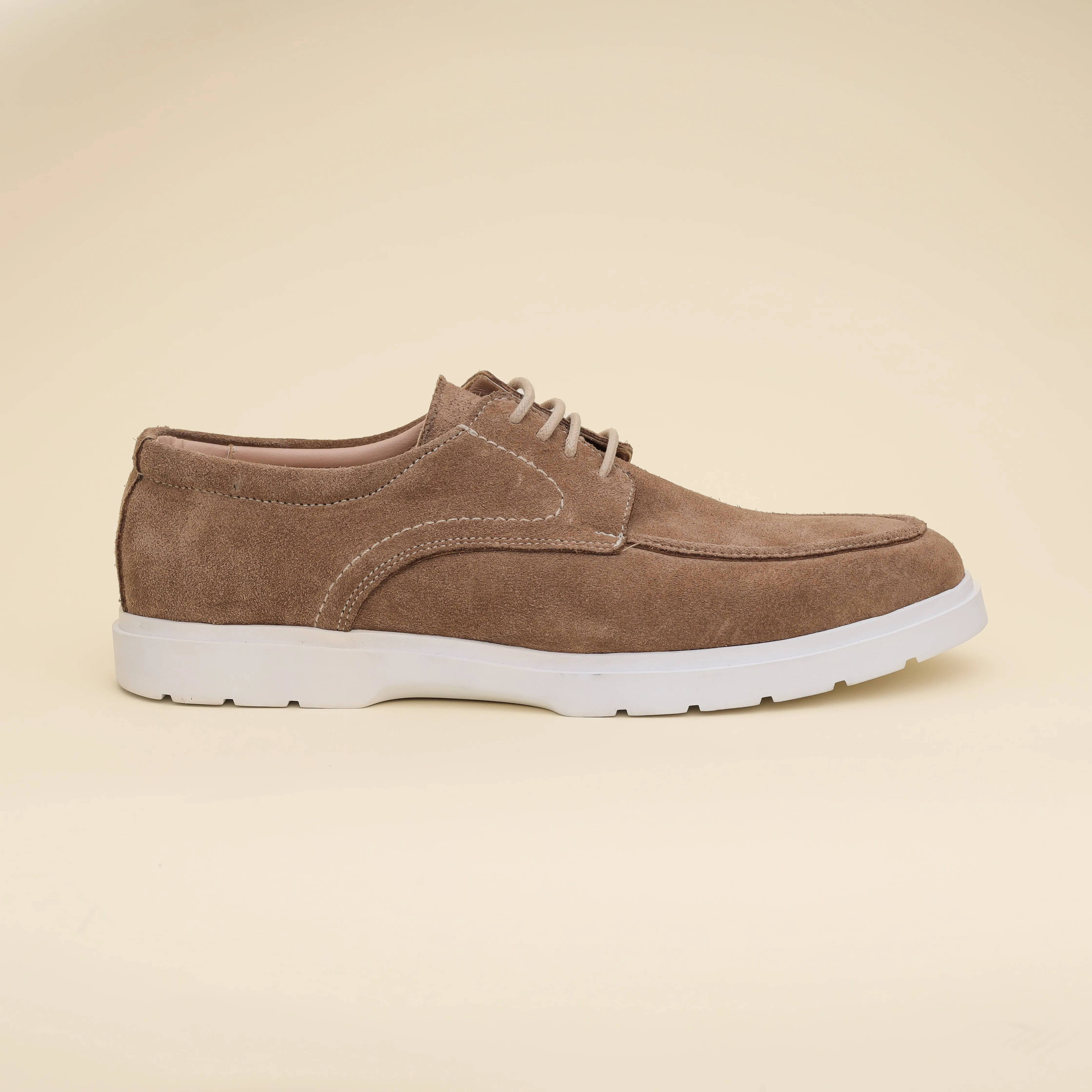 Lace-up Derby Beige