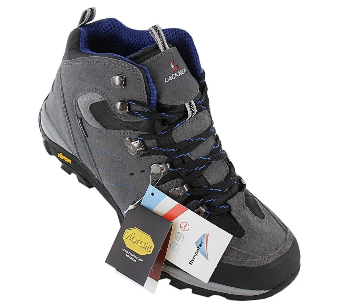 Lackner Kitzbühel Major STX - SympaTex Vibram - Herren Wanderschuhe Grau 6887-AB