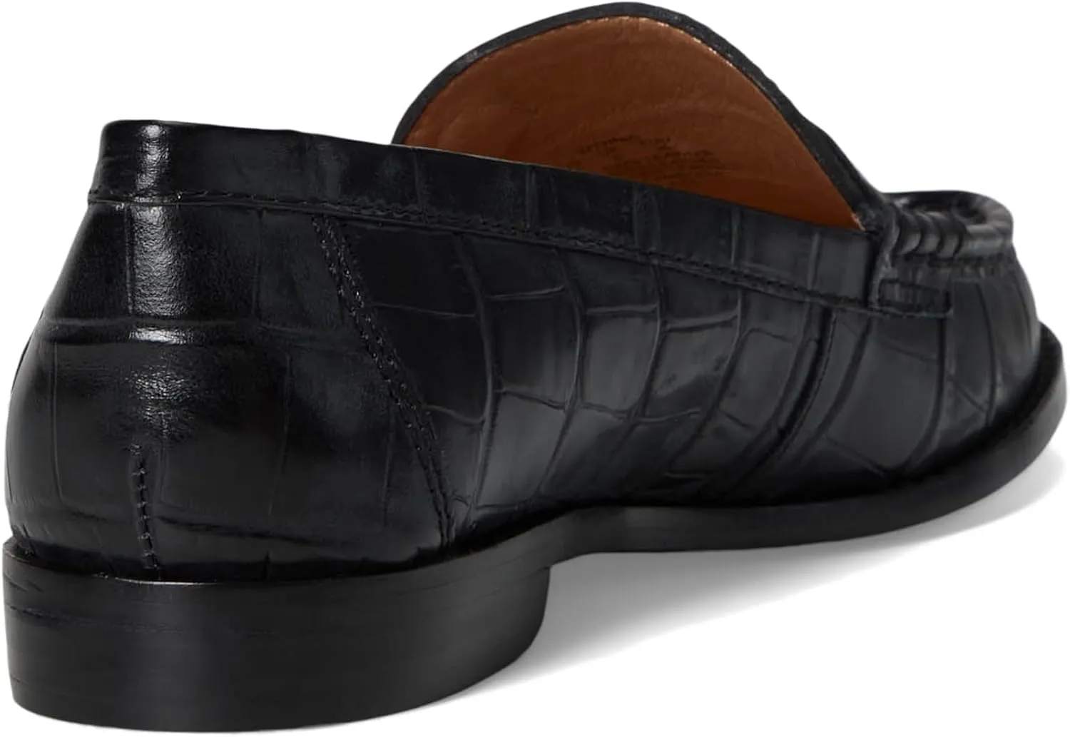 Lauren Ralph Lauren Women's Wynnie Crocodile-Embossed Leather Loafer Penny