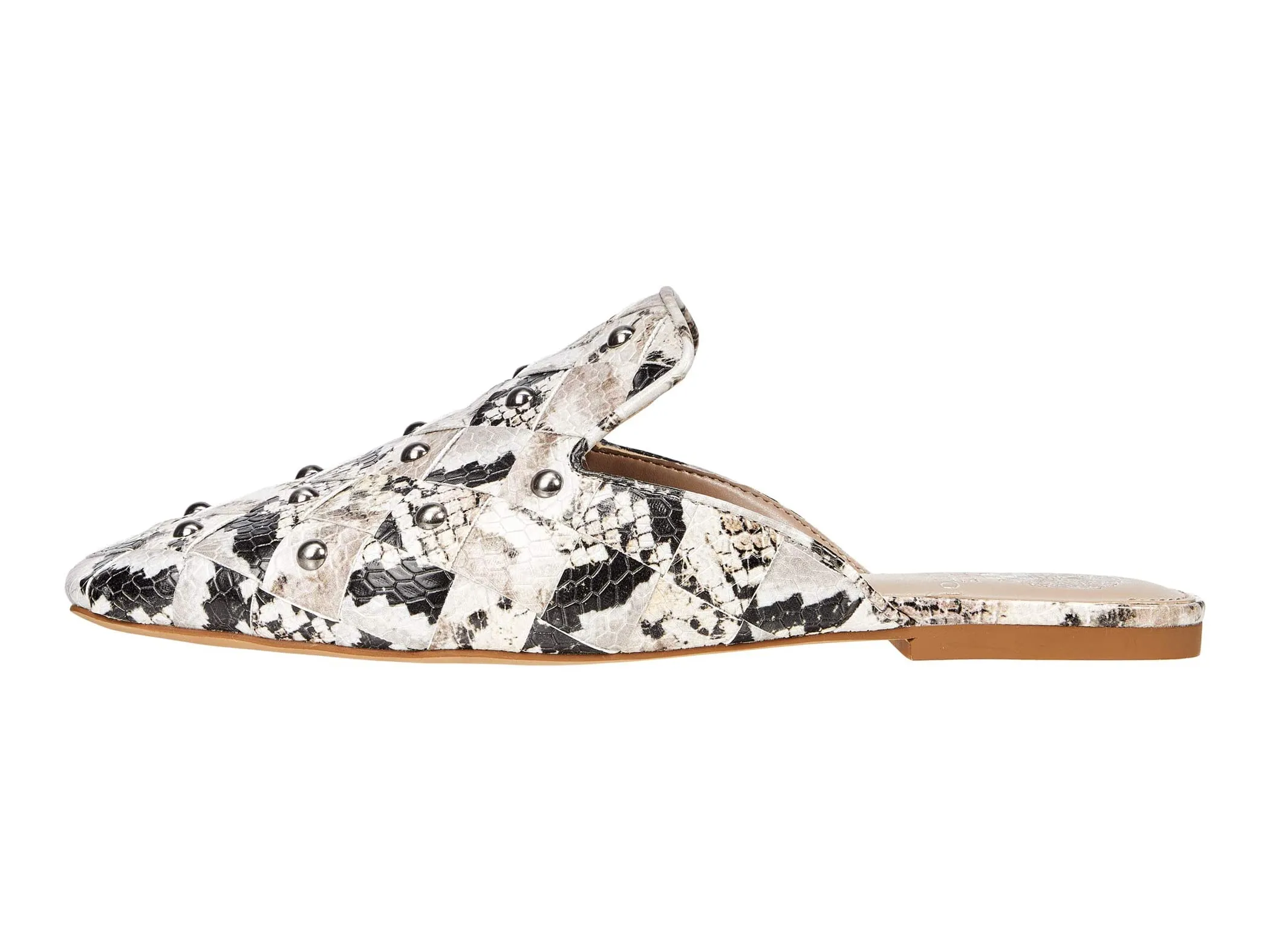 Leather Taupe Smart devices Flat Vince Woven Mules Slide Slip Camuto Multi On Lenja Embellished Expiring soon