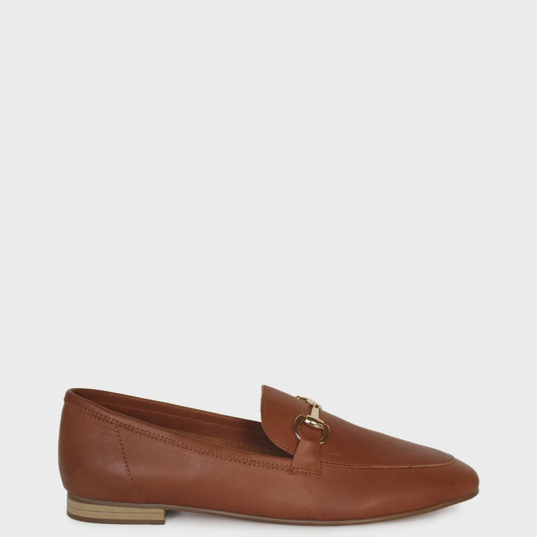 Leila Loafer (Tan Calf)