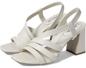 LifeStride Broadway I4261S1-100 Sandal Womens 8.5 Bone Strappy Block Heel KHD364