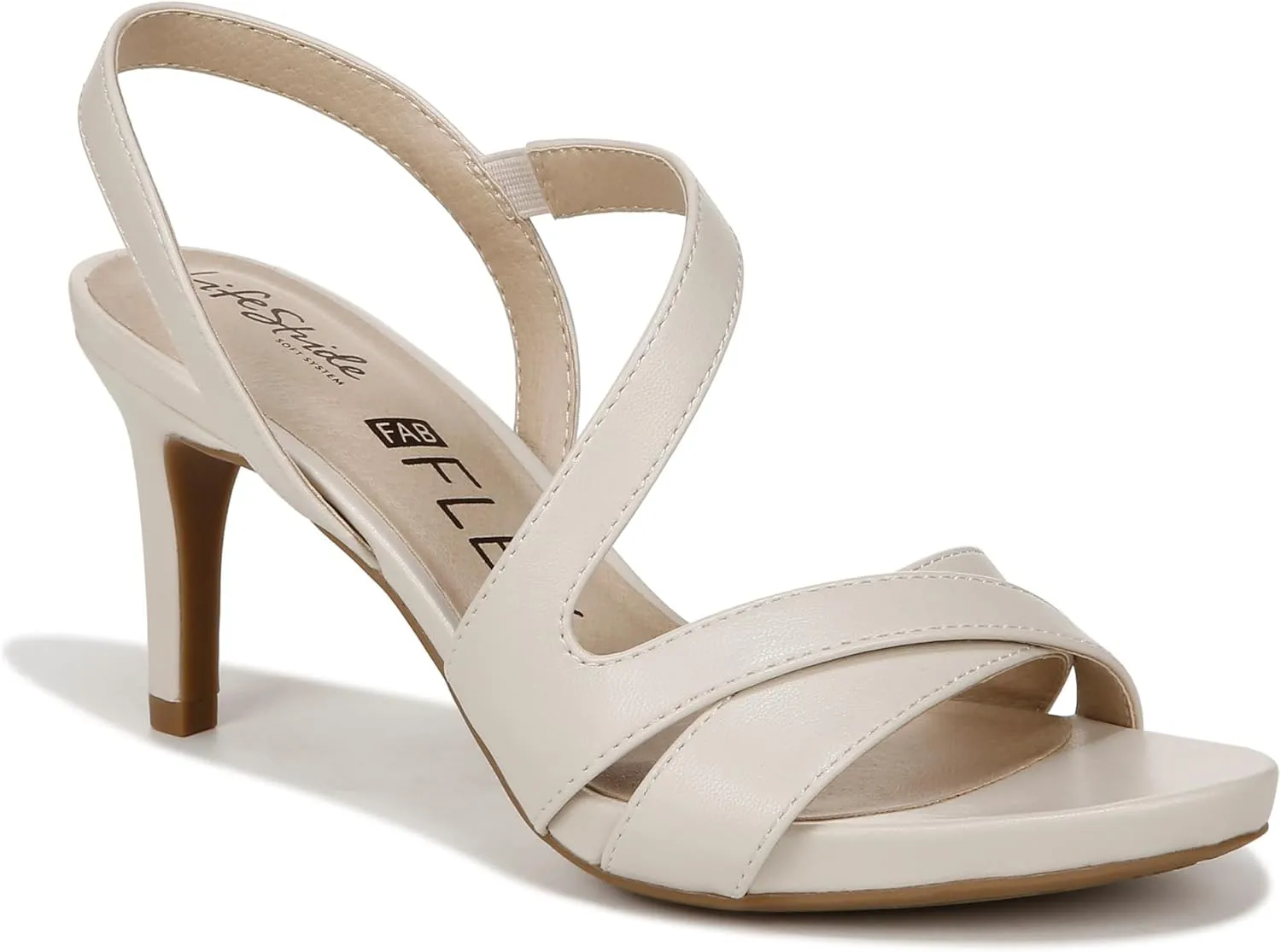 Lifestride Women's Mia Strappy Heeled Dress Sandal