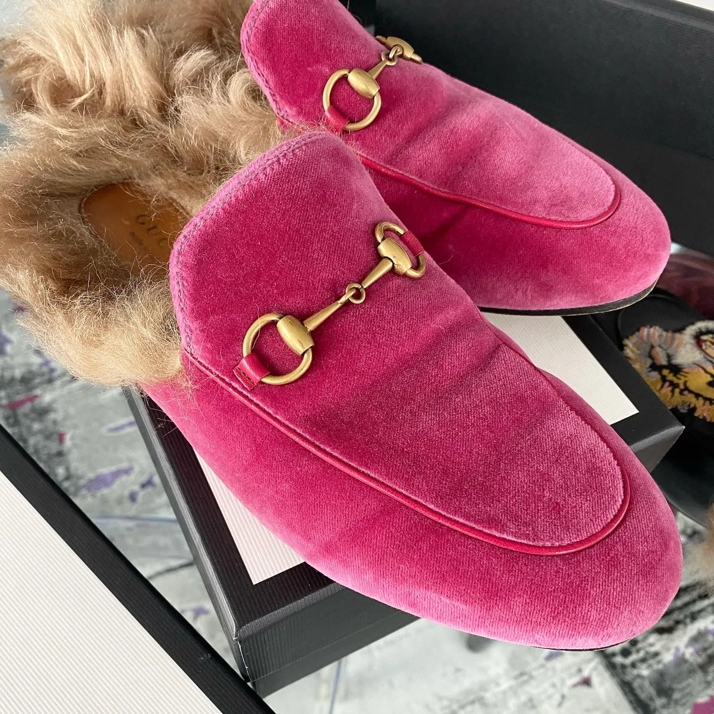 Loafers, Princetown Gucci 38 Slip-on size Easy tracking Friendly