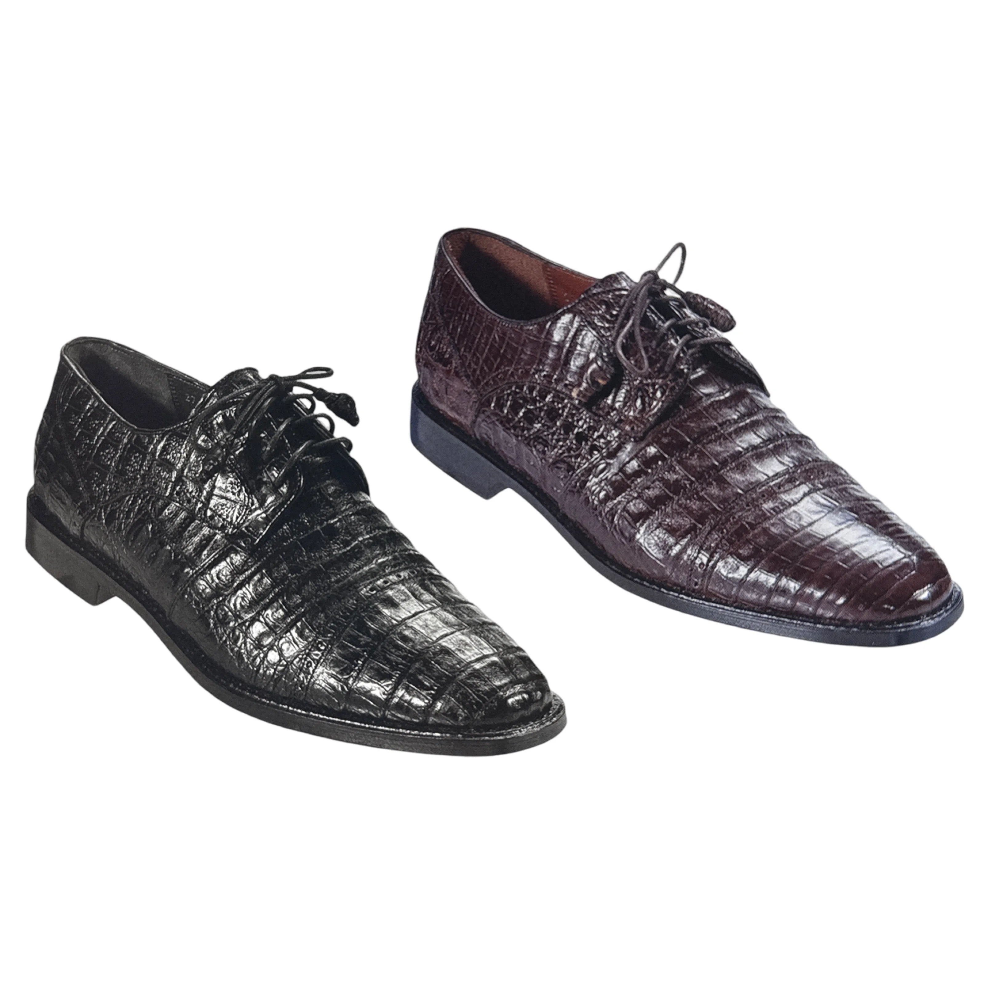 Los Altos Full Skin Crocodile Derby Dress Shoes