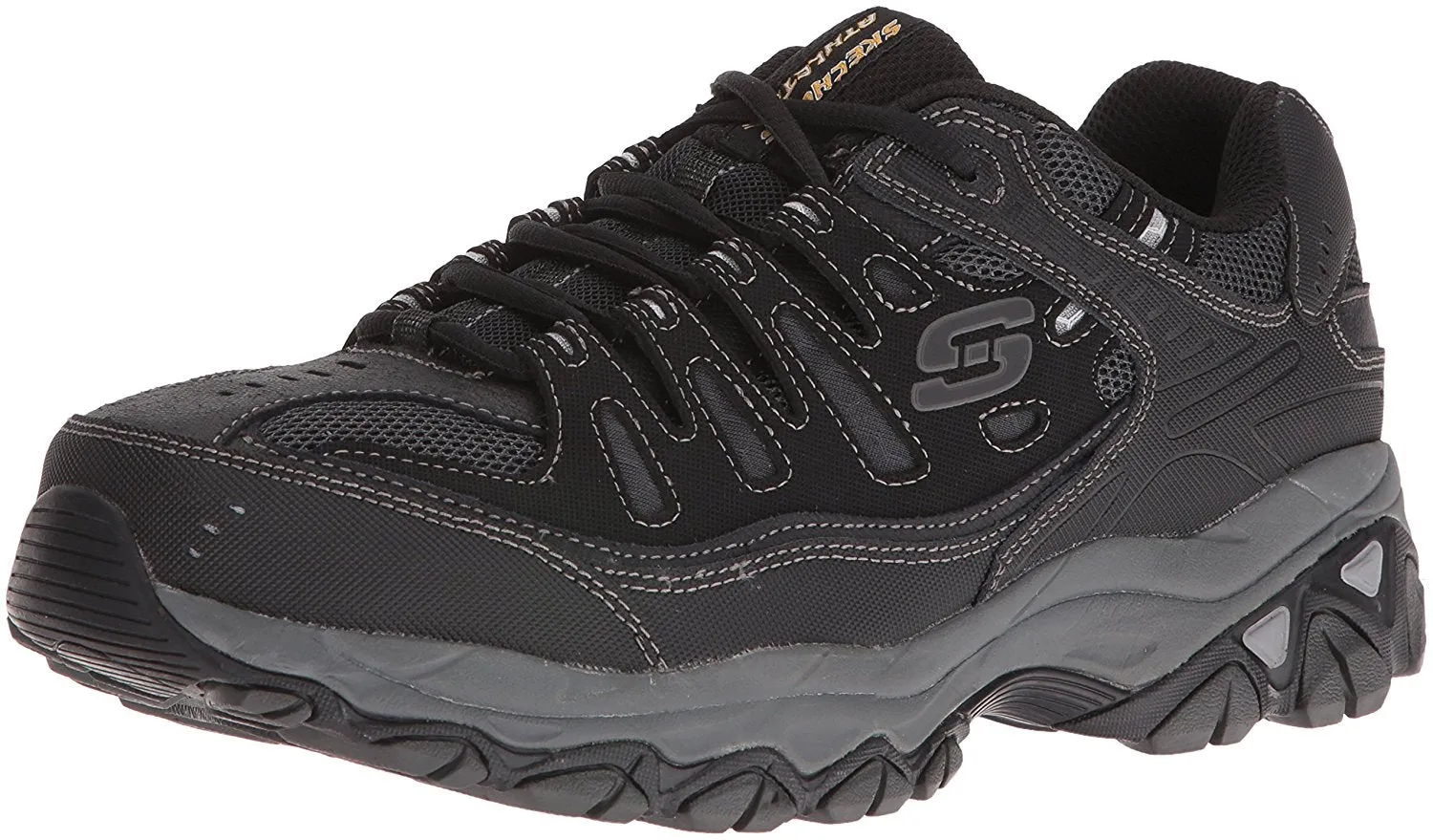 Luxurious Lace-up Memory-Foam Men's Skechers Sneaker High-capacity functionality Afterburn