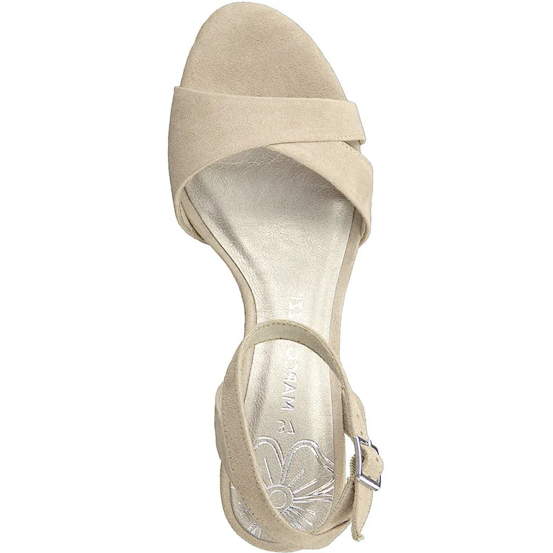 MARCO TOZZI - MEDIUM HEEL SANDAL - NUDE
