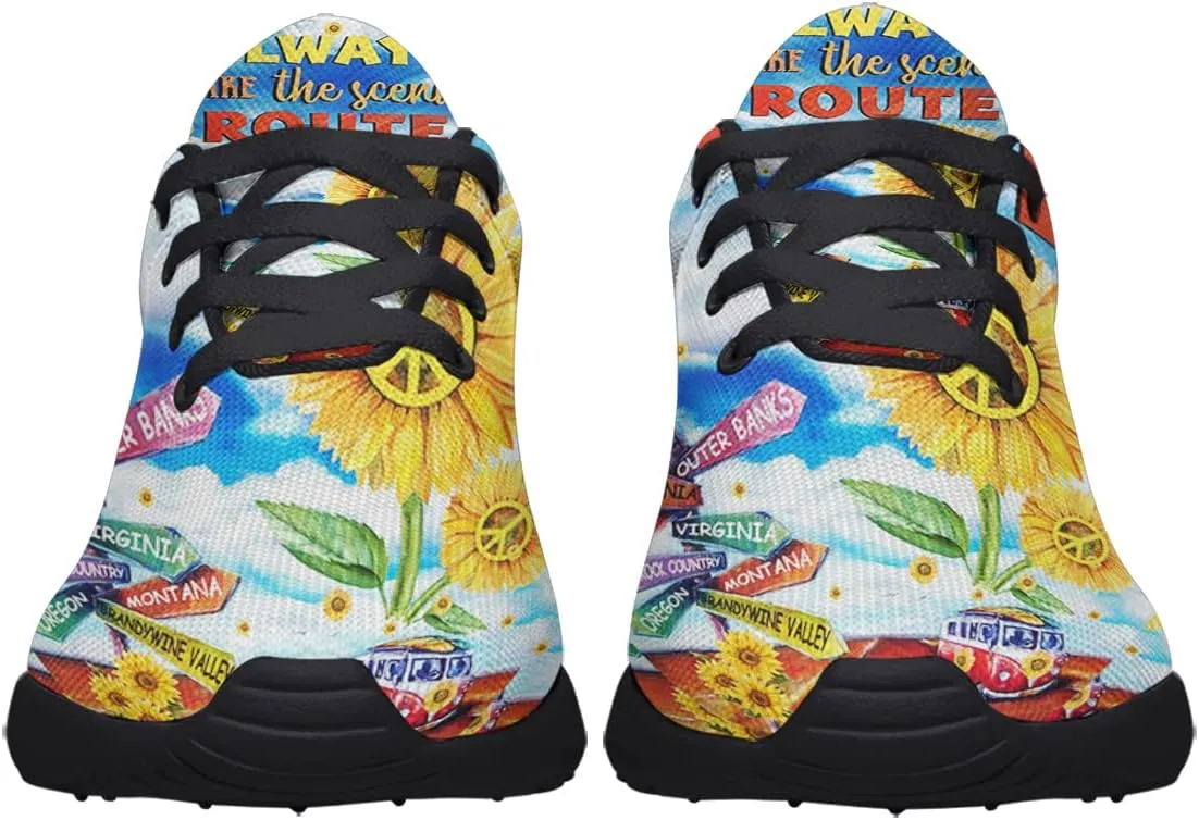 Men Women Fashion Running Sneakers Breathable Casual Sport Tennis Shoes Gift for Him Her