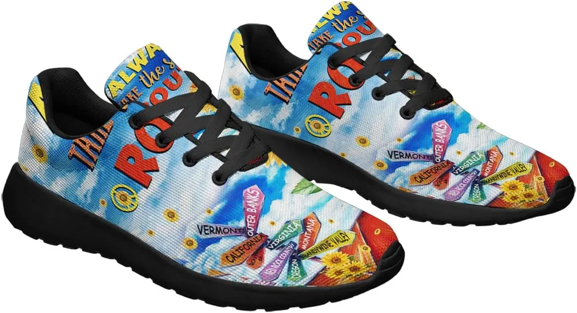 Men Women Fashion Running Sneakers Breathable Casual Sport Tennis Shoes Gift for Him Her