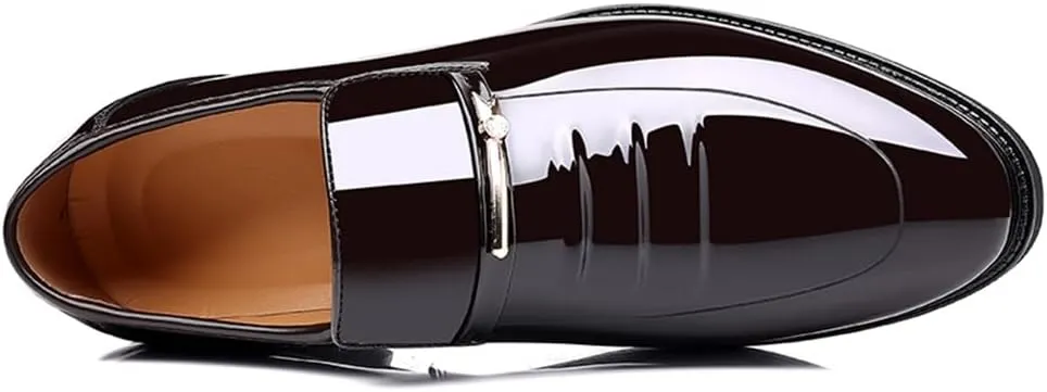 Men's Dress Shoes Business Shoes Patent Leather Formal Derby Fashion Oxford Tuxedo Shoes