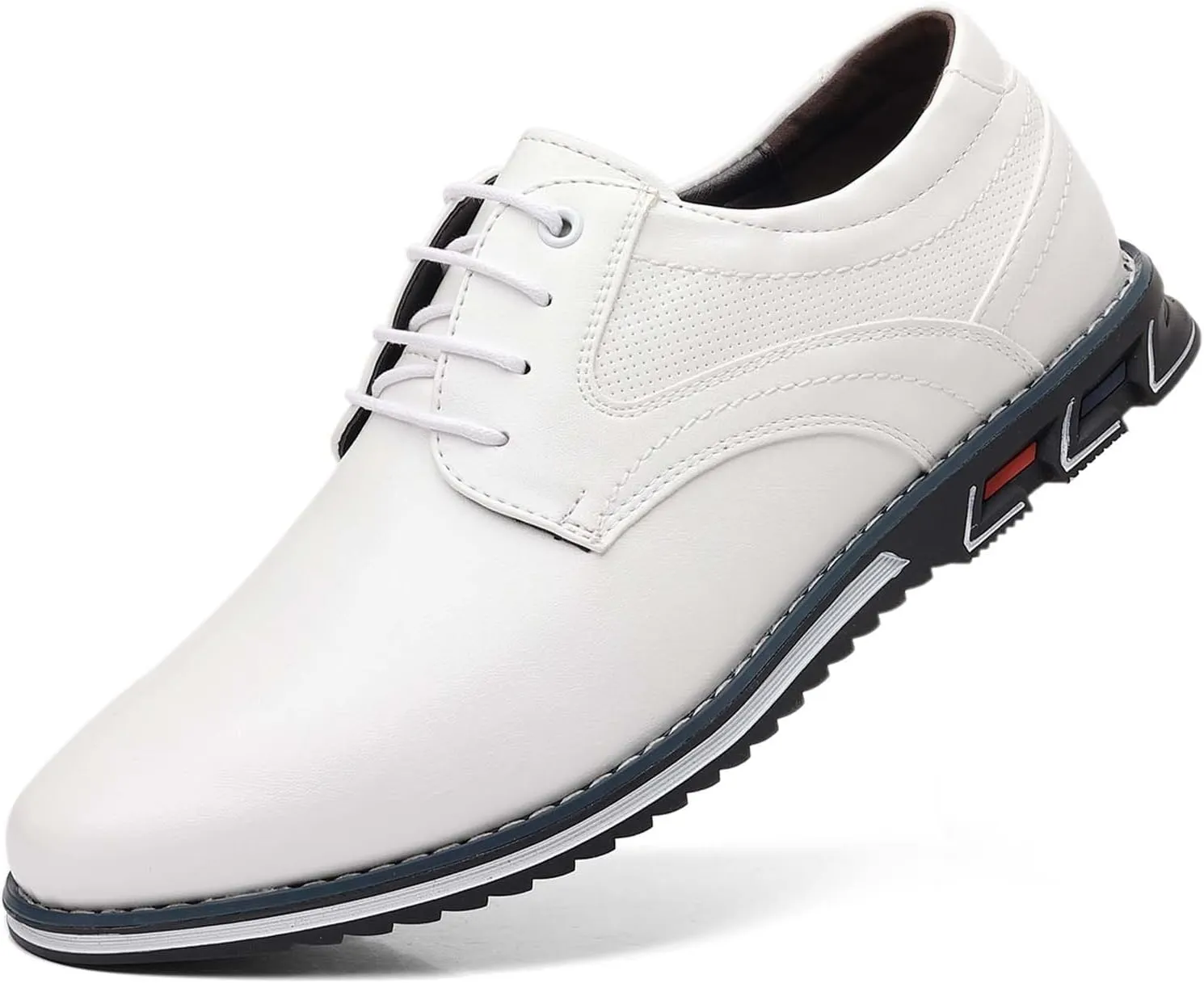 Men’s Dress Shoes Casual Business Oxford Derby Orthopedic Leather Shoes Comfortable Walking Shoes Office Loafers Work Flats