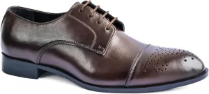 Men's Dress Shoes Handmade Leather Formal Business Oxford Shoes Premium Brogue Derby Retro Dress Shoes for Men