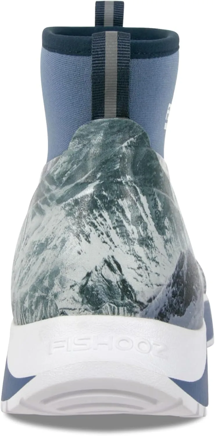 Men's DryRun Ankle Fishing Shoe | 100% Waterproof Neoprene-Bootie Construction, Breathable Airmesh Lining, Storm-Proof Natural-Rubber Shell